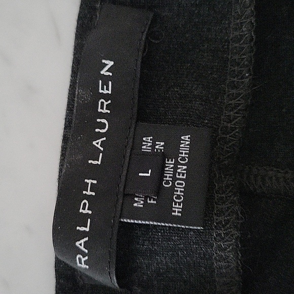 Ralph Lauren Black Stirrup Leggings - Picture 3 of 8